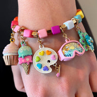 CHARM IT! Gold Swivel Ice Cream Cone Charm