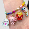 Charm It! Gold Swivel Axolotl Charm