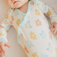 Copper Pearl Newborn Knotted Gown | Daisy