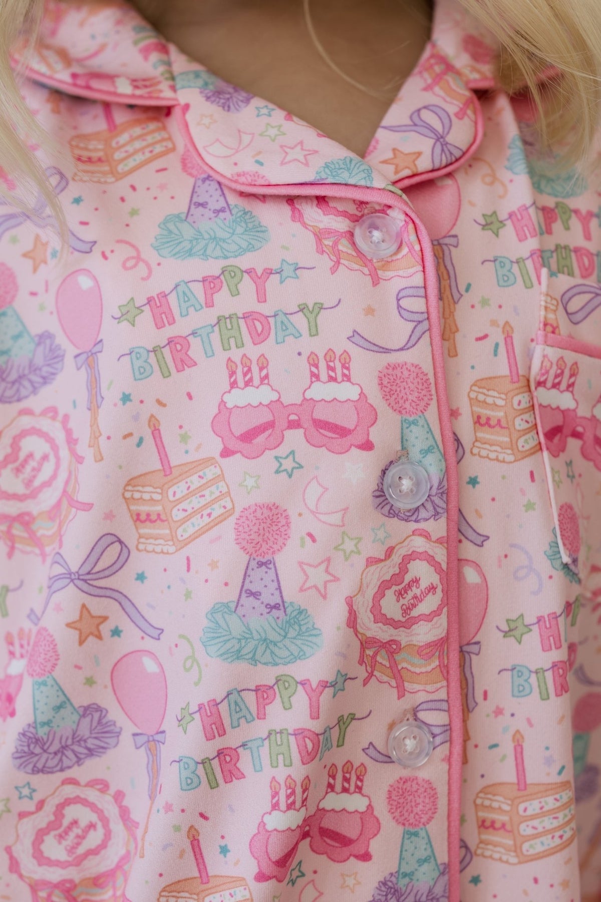 In My Jammers Birthday Girl Girls' Long Sleeve Ruffle Flare Set - Baby Biz