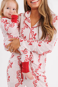 In My Jammers Vintage Bows and Blossoms Zipper Romper