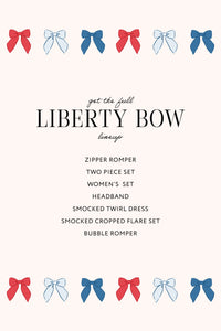 In My Jammers Liberty Bow Smocked Twirl Dress