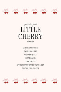 In My Jammers Little Cherry Two Piece Set