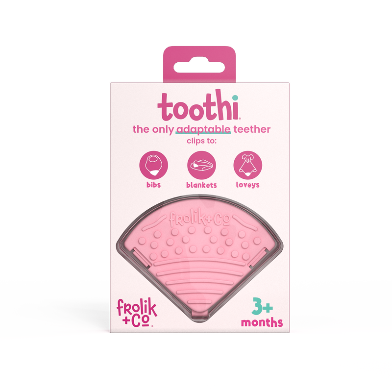 Frolik+Co Toothi Dusty Rose Teether