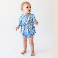 Posh Peanut Nayeli Basic Peplum Top & Bloomer Set