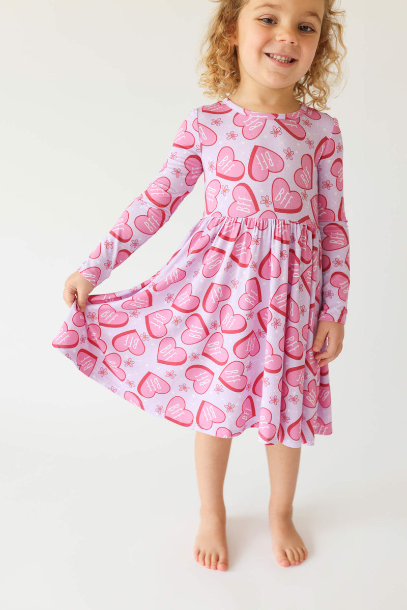 Posh Peanut Besties Twirl Dress