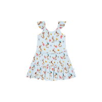 Tinsley Jane - Tiered Flutter Sleeve Dress