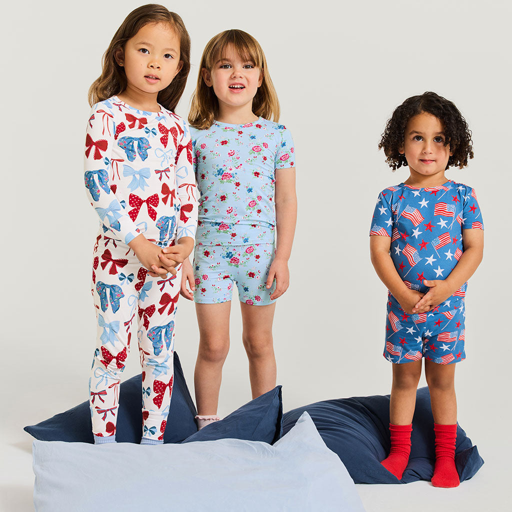 Posh Peanut Jean Classic Pajama Short Set