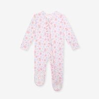 Posh Peanut Laney Footie Ruffled Zippered One Piece