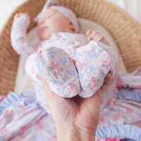 Posh Peanut Laney Footie Ruffled Zippered One Piece