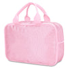 Iscream Pink Rhinestone Large Cosmetic Bag