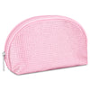 Iscream Pink Rhinestone Oval Cosmetic Bag
