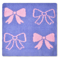 Iscream Pretty Bows Cozy Knit Blanket