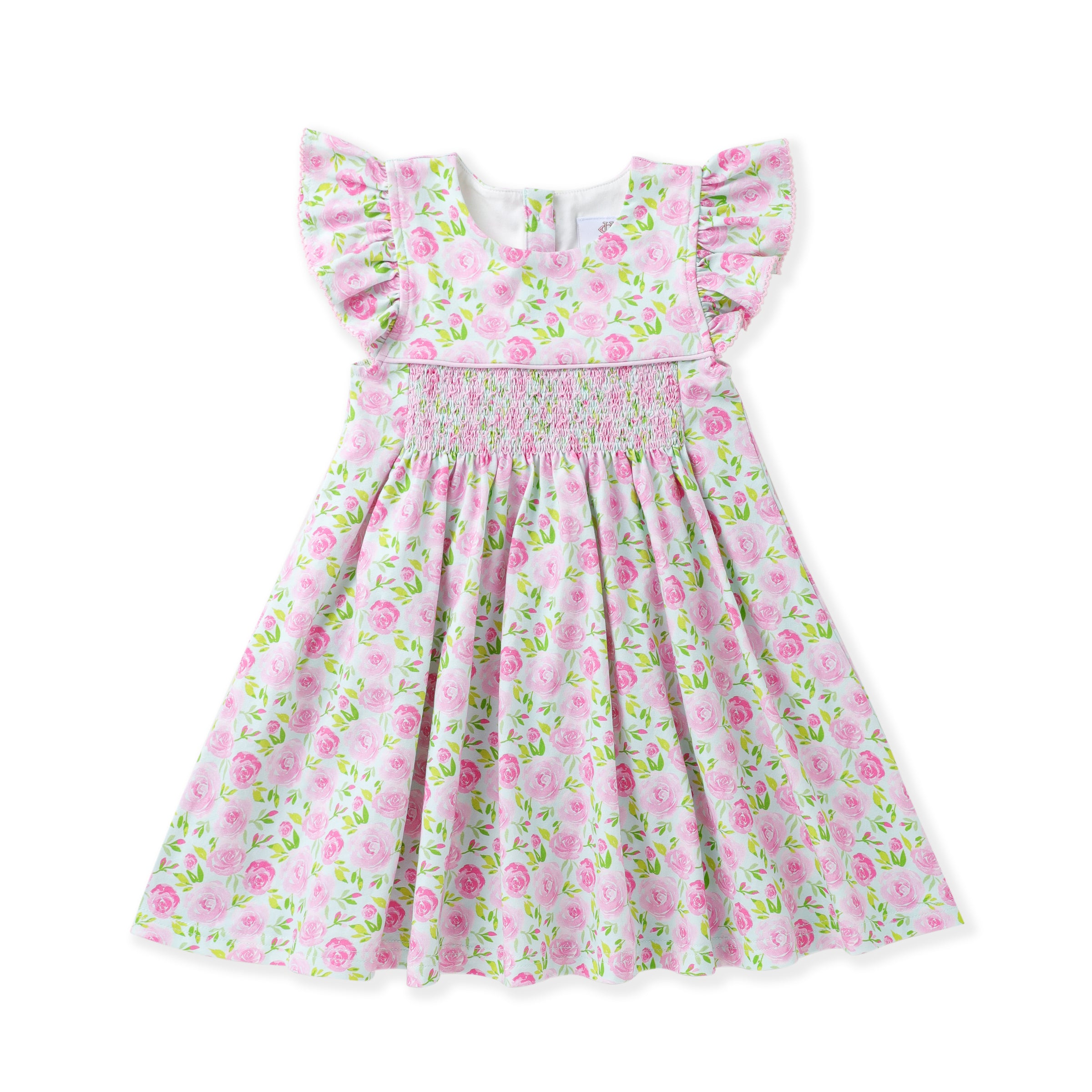 Pink Posies Smocked Dress