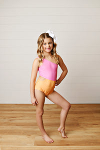 Orange Sherbert Cut Out 1Pc Swim