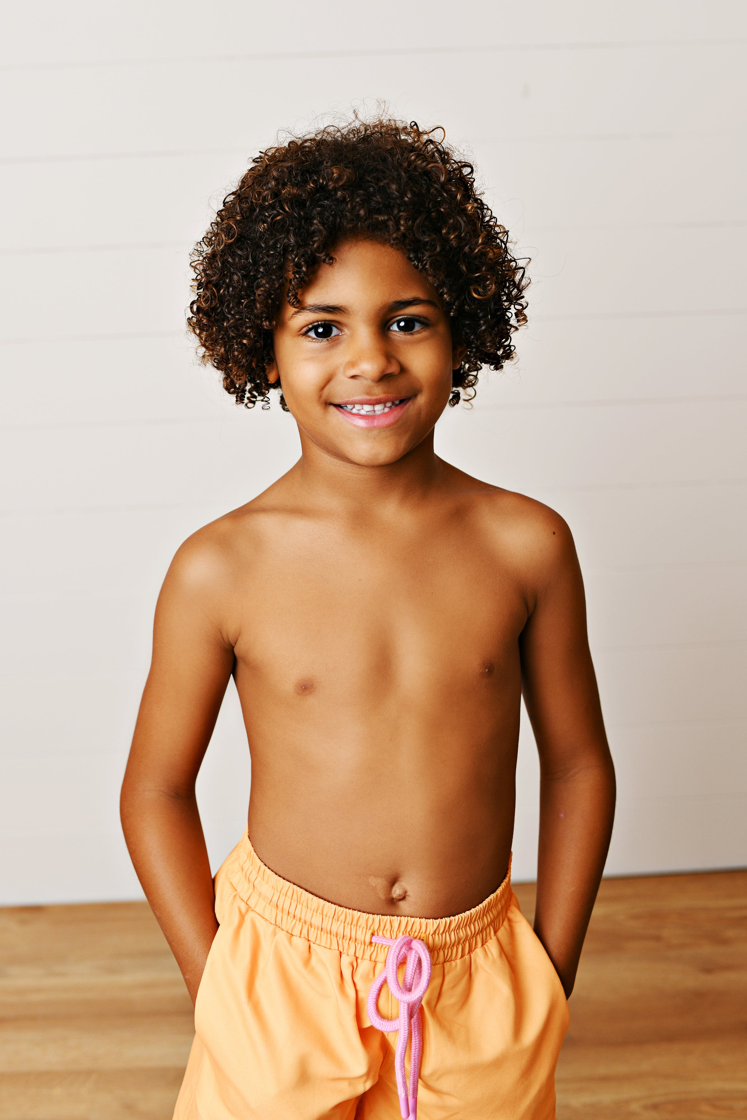 Orange Sherbert Swim Trunk