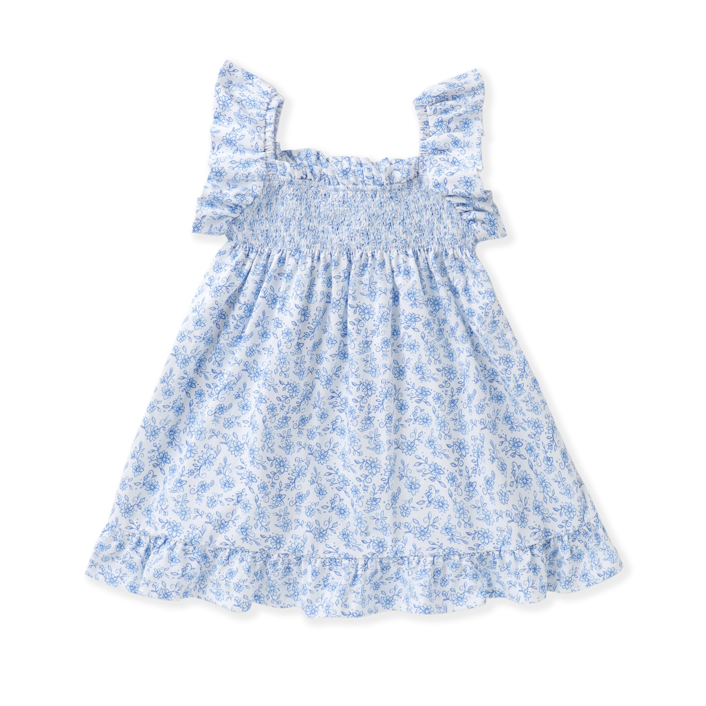 Chintz Floral Smocked Dress