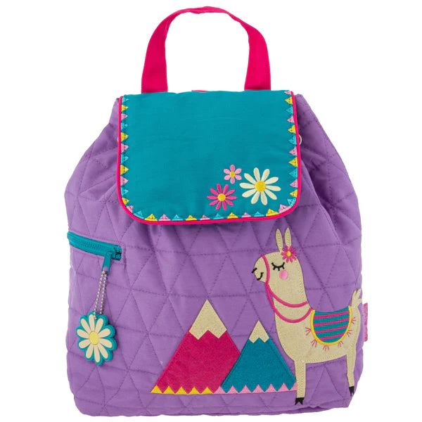 Quilted Backpack Llama