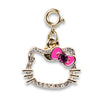 Charm It! Gold Hello Kitty Silhouette Charm