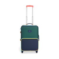 Green & Navy Logan Carry-On Suitcase