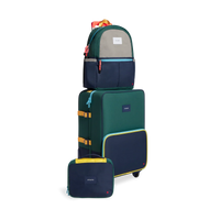 Green & Navy Logan Carry-On Suitcase