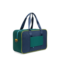 Green & Navy Rockaway Duffle - Baby Biz