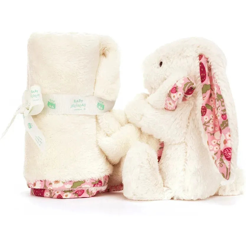 Jellycat Blossom Cream Bunny 'Berry' Soother