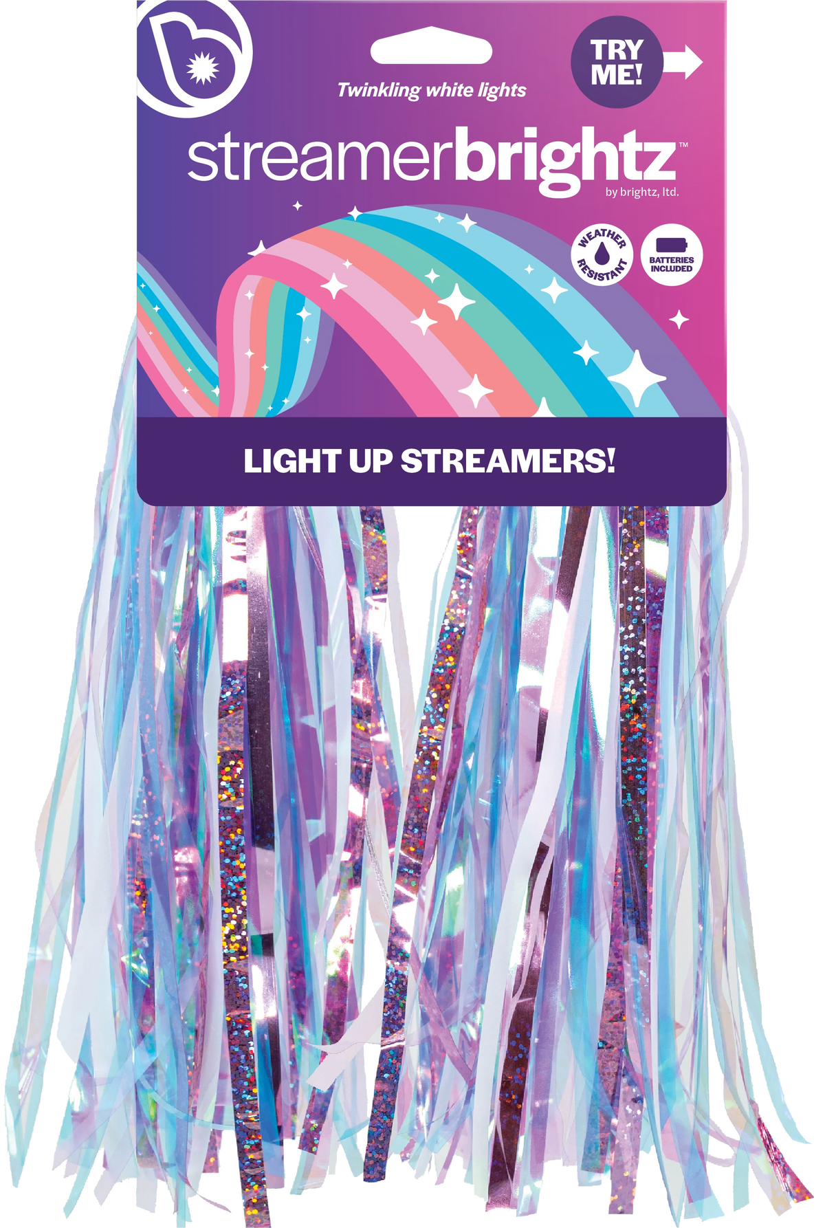 Brightz LED Light-Up Bike Streamers Set