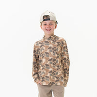 Burlebo Youth Performance Hoodie | Pintail Camo