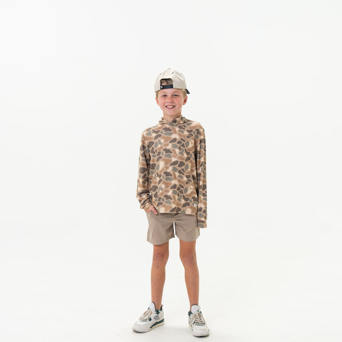 Burlebo Youth Performance Hoodie | Pintail Camo