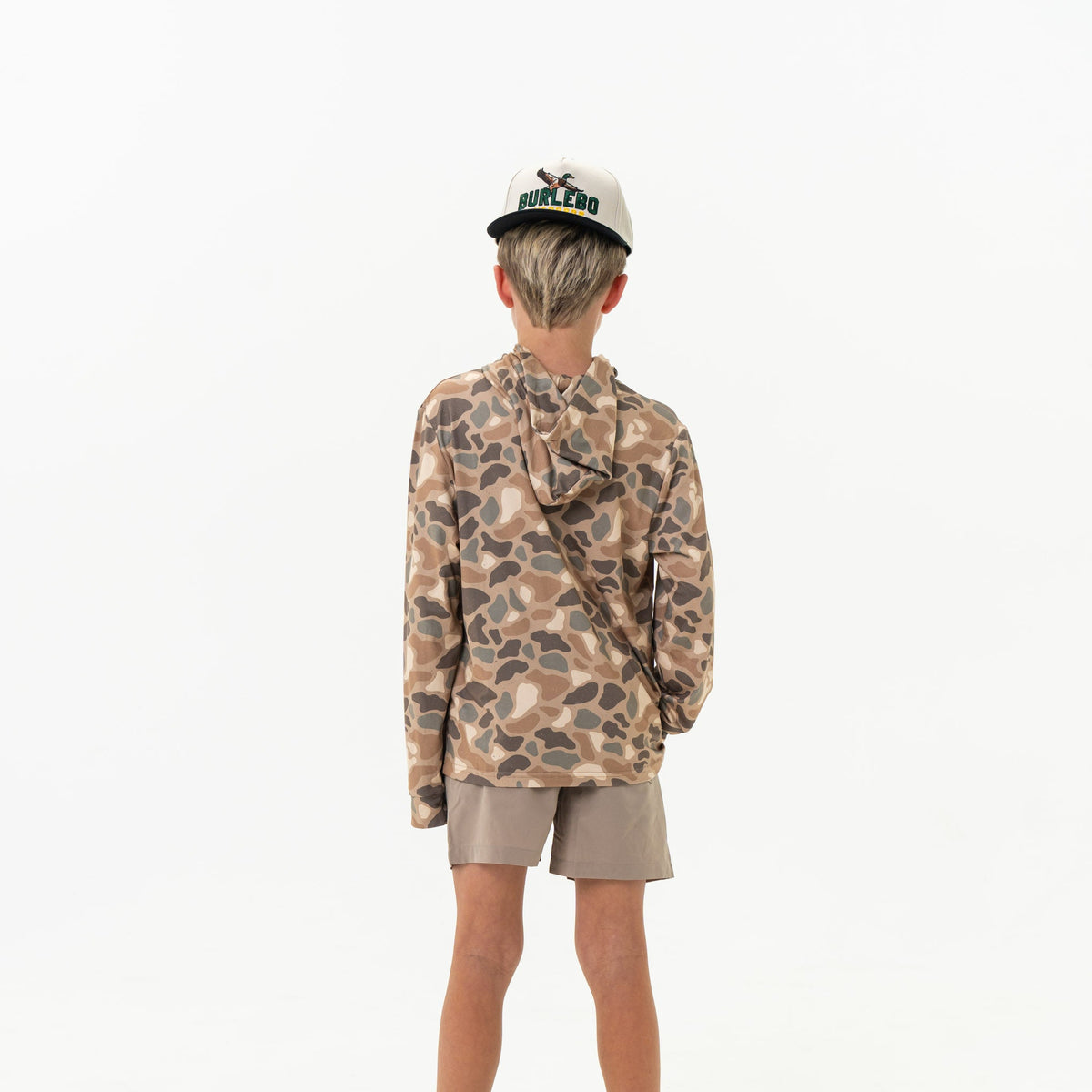 Burlebo Youth Performance Hoodie | Pintail Camo
