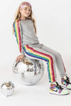 Lola + The Boys Sequin Rainbow Tracksuit Set