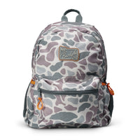 Burlebo Toddler Backpack | Classic Deer Camo (Orange Trim)