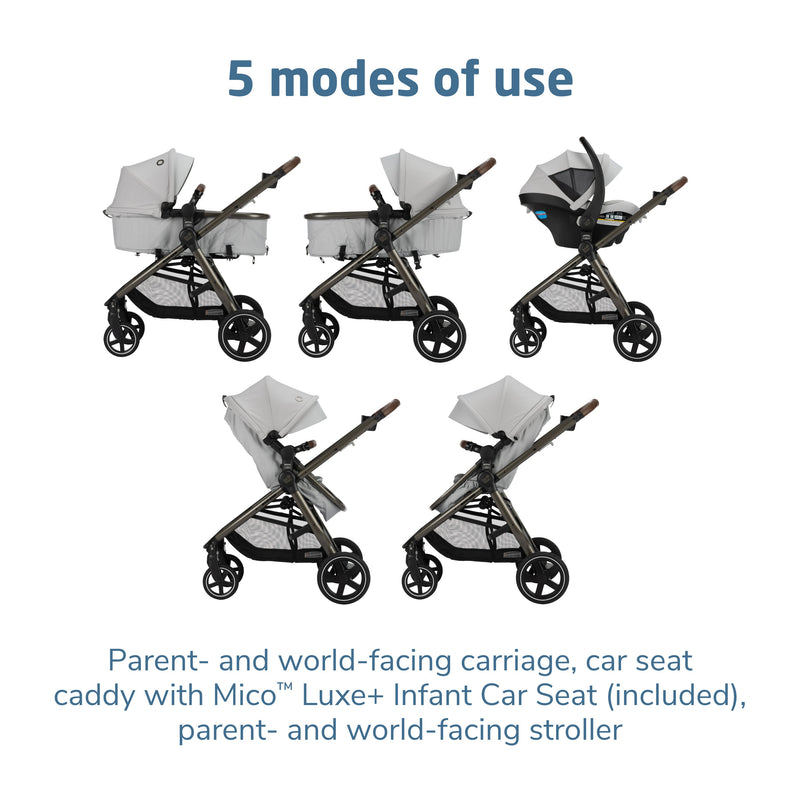 Maxi-Cosi Zelia Luxe+ 5-in-1 Modular Travel System