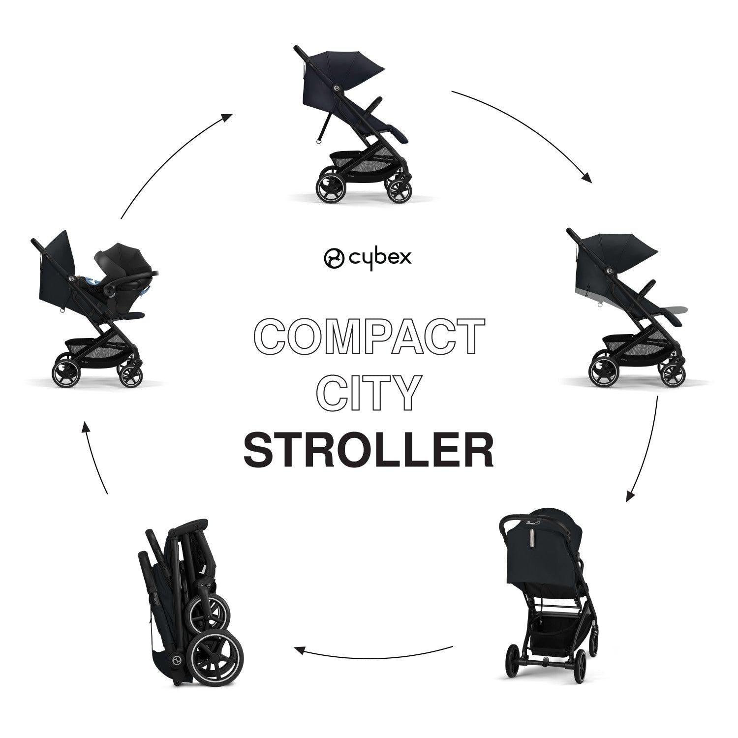 cybex beezy wheel size Cybex Beezy 2 Compact Stroller