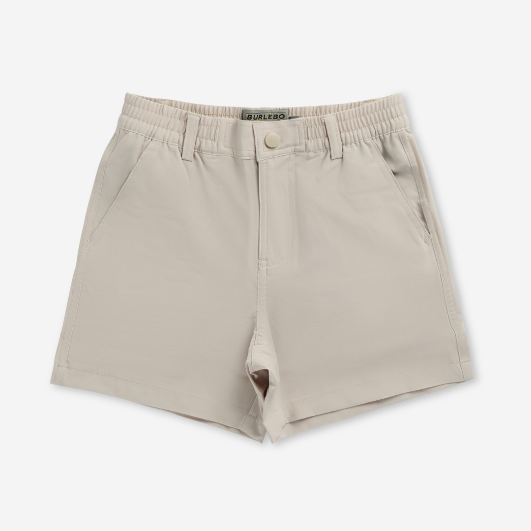 Burlebo Youth Everyday Short - Light Khaki | Old Glory Pocket