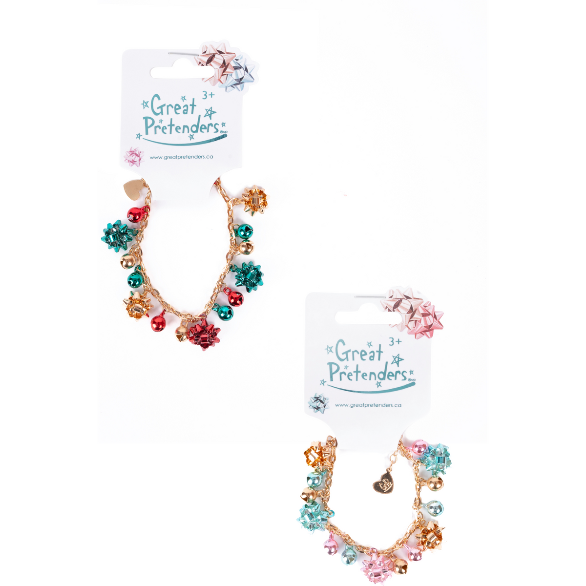 Great Pretenders Jingle All the Way Bracelets, 2pcs Assorted