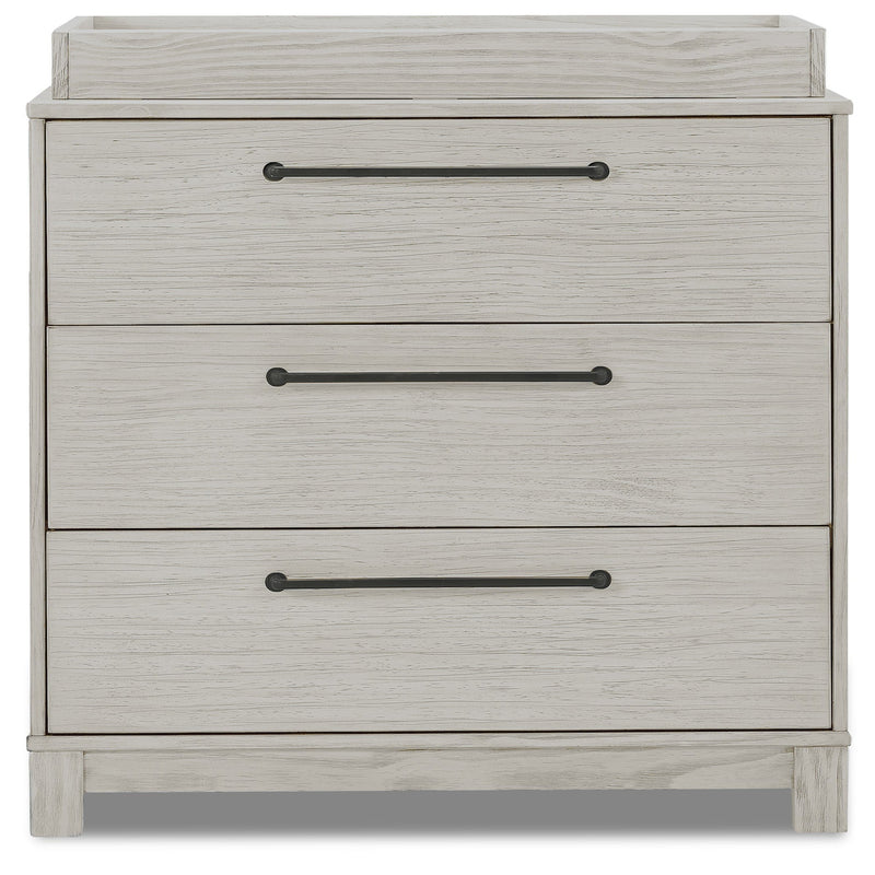 Simmons Kids Rustic 3-Drawer Dresser with Interlocking Drawers