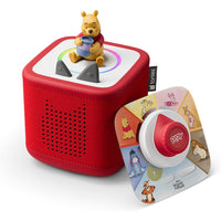 Tonies Disney Winnie the Pooh Toniebox 2 Full Play Set - Sunset Red