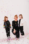 Lola + The Boys Women's Rainbow Sparkle Track Set