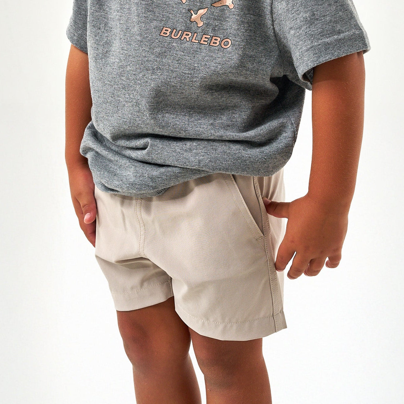Burlebo Youth Everyday Short | Light Khaki | Into The Wild Pkt