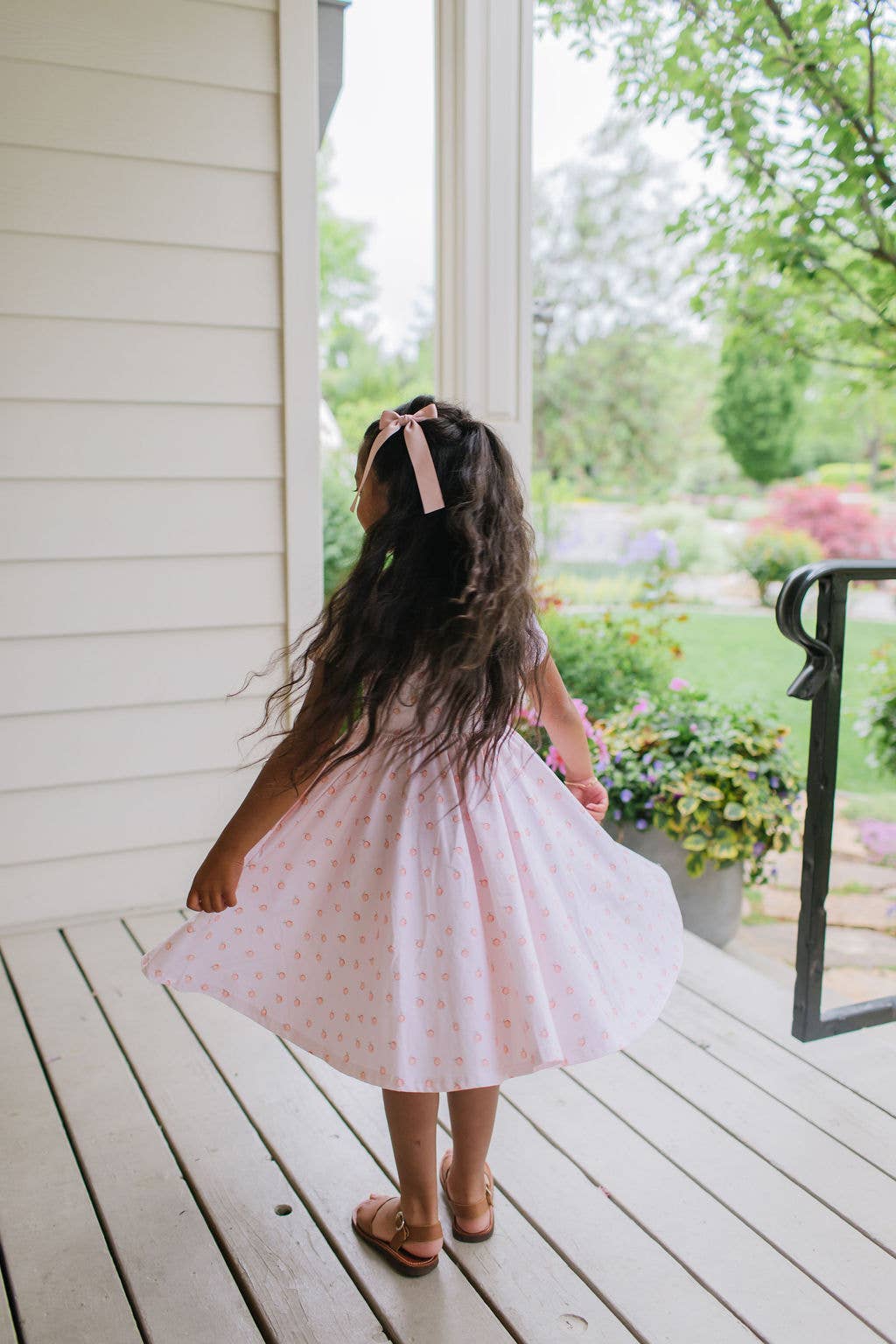 Classic Twirl Dress in Peach of My Heart