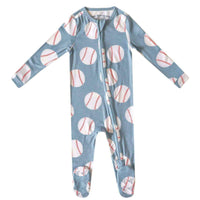 Zip-Up Footie Pajama - Slugger