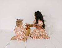 Mabel Romper in Pumpkin Bouquet