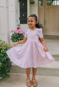 Puff Dress in Dreamy Unicorn