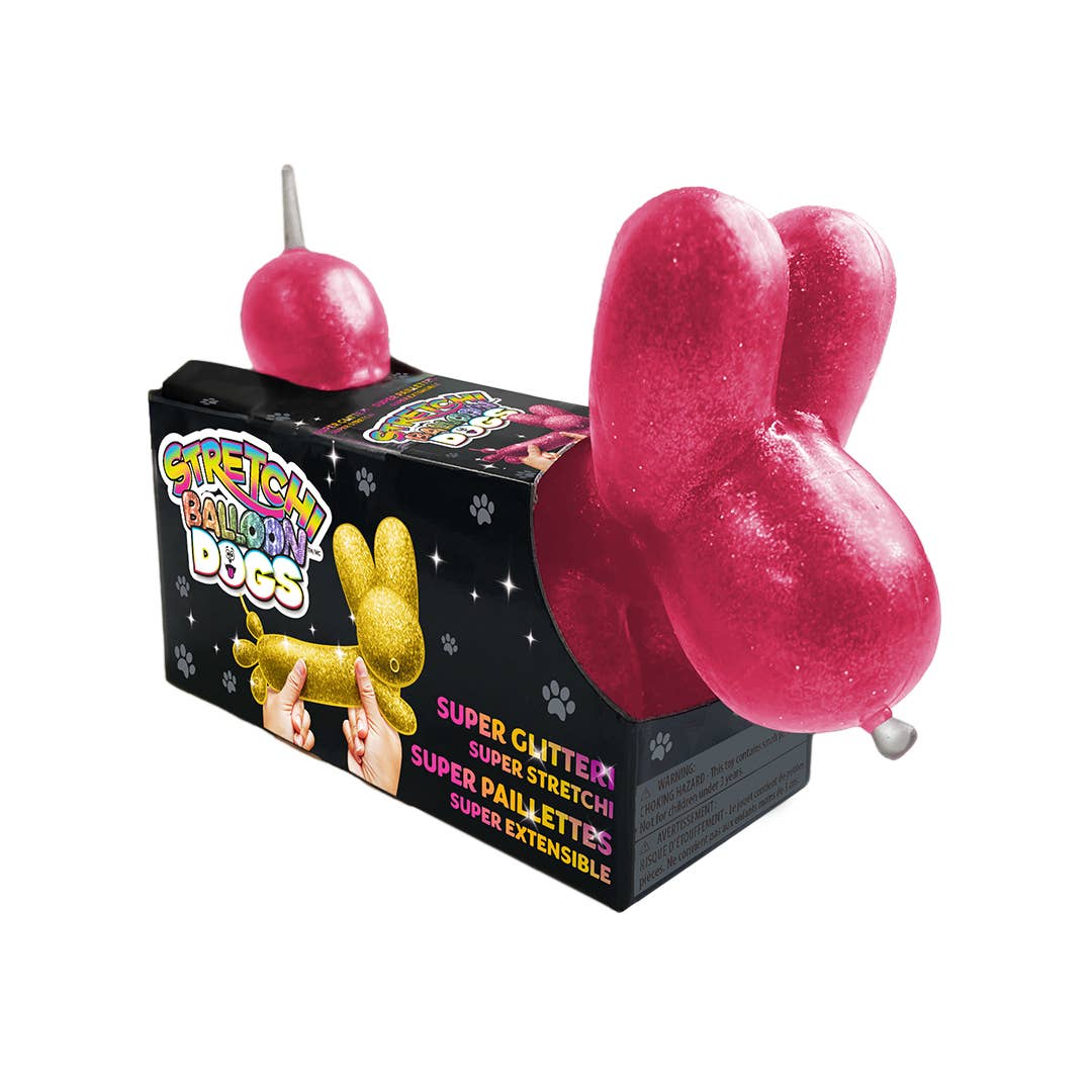 Stretchi Balloon Dog Glitter PDQ