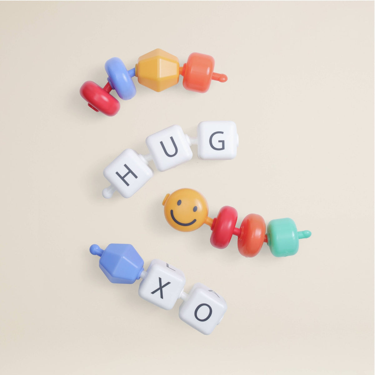 *NEW* Connect & Play™ - 14 Sensory Pop Beads - Smile - Baby Biz