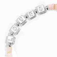Children's Happy Little Moments | 'Lovely Granddaughter' | Silver Plated | Bracelet | 6 1/8" Stretch