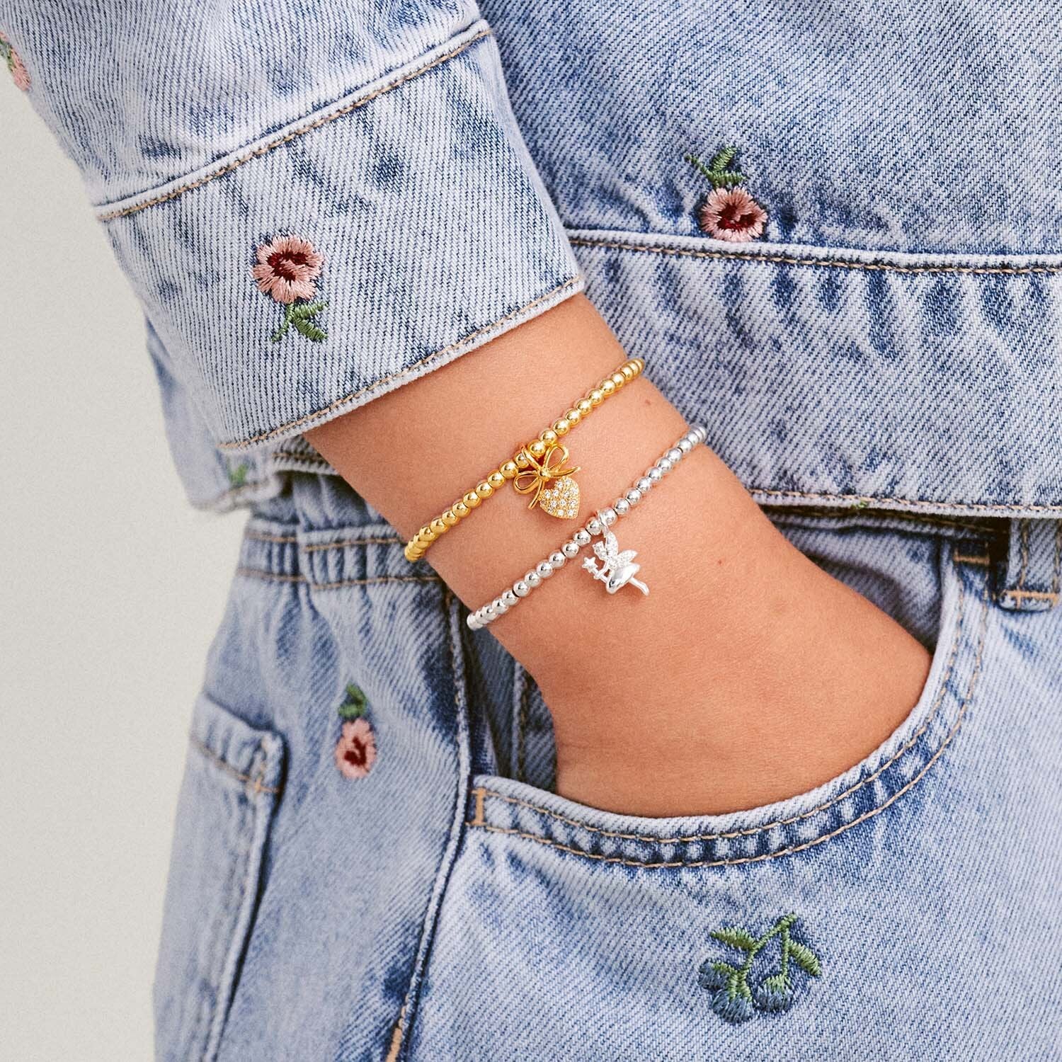 Kids' A Little | 'Fairy Princess' | Silver Plated | Bracelet | 6 1/8" Stretch