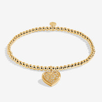 Kids' A Little | 'With Love On Your First Holy Communion' | Gold-Tone Plated | Bracelet | 6 1/8" Stret